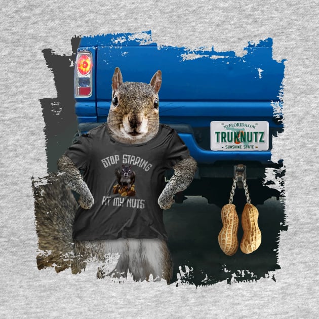 Truk Nutz - funny squirrel truck nuts by eBrushDesign